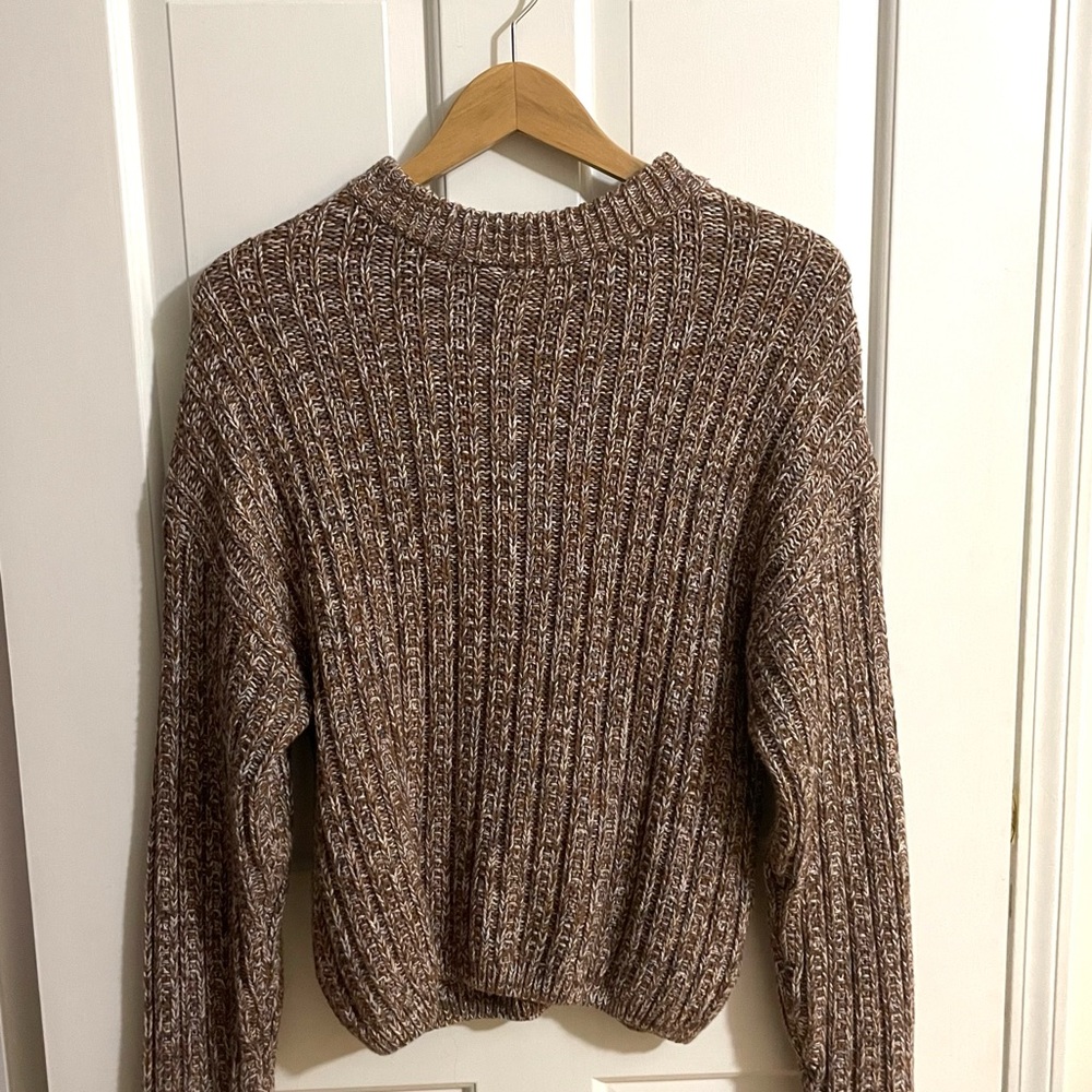 Universal Thread Chunky Cable Knit Cotton Blend Sweater Size S